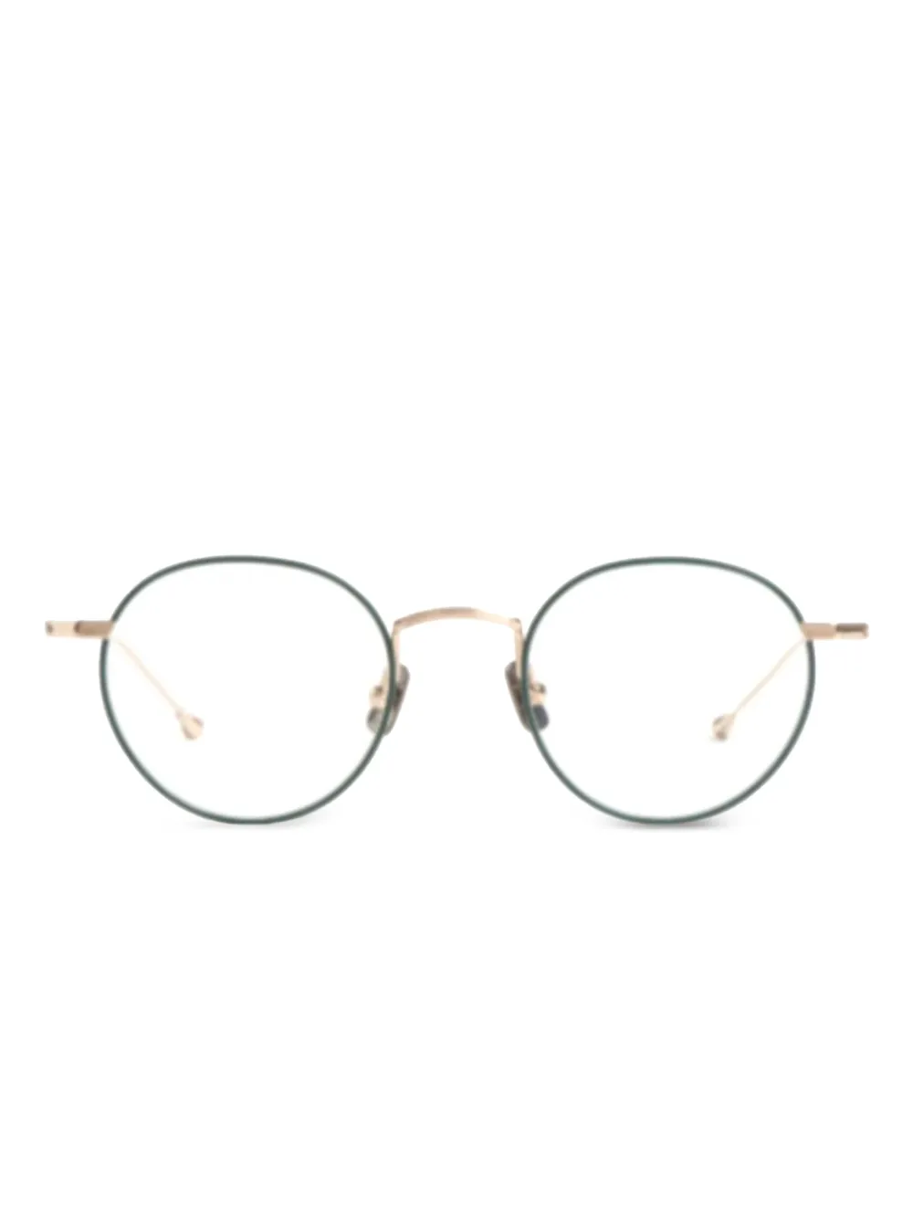 Peter & May Walk round-frame glasses | Green | Image 1