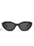 Peter & May Walk Her Name tortoise cat-eye frame sunglasses - Brown