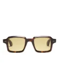 Peter & May Walk S120 Numero tortoiseshell-effect square-frame sunglasses - Brown