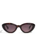 Peter & May Walk Her Name tortoiseshell cat-eye frame sunglasses - Brown
