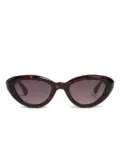 Peter & May Walk Her Name tortoiseshell cat-eye frame sunglasses - Brown