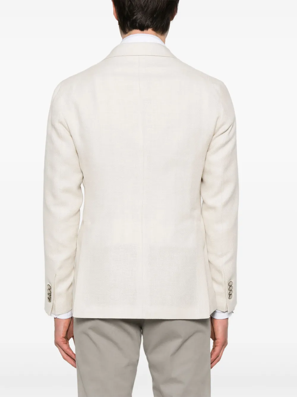 Tagliatore Blazer met enkele rij knopen Beige
