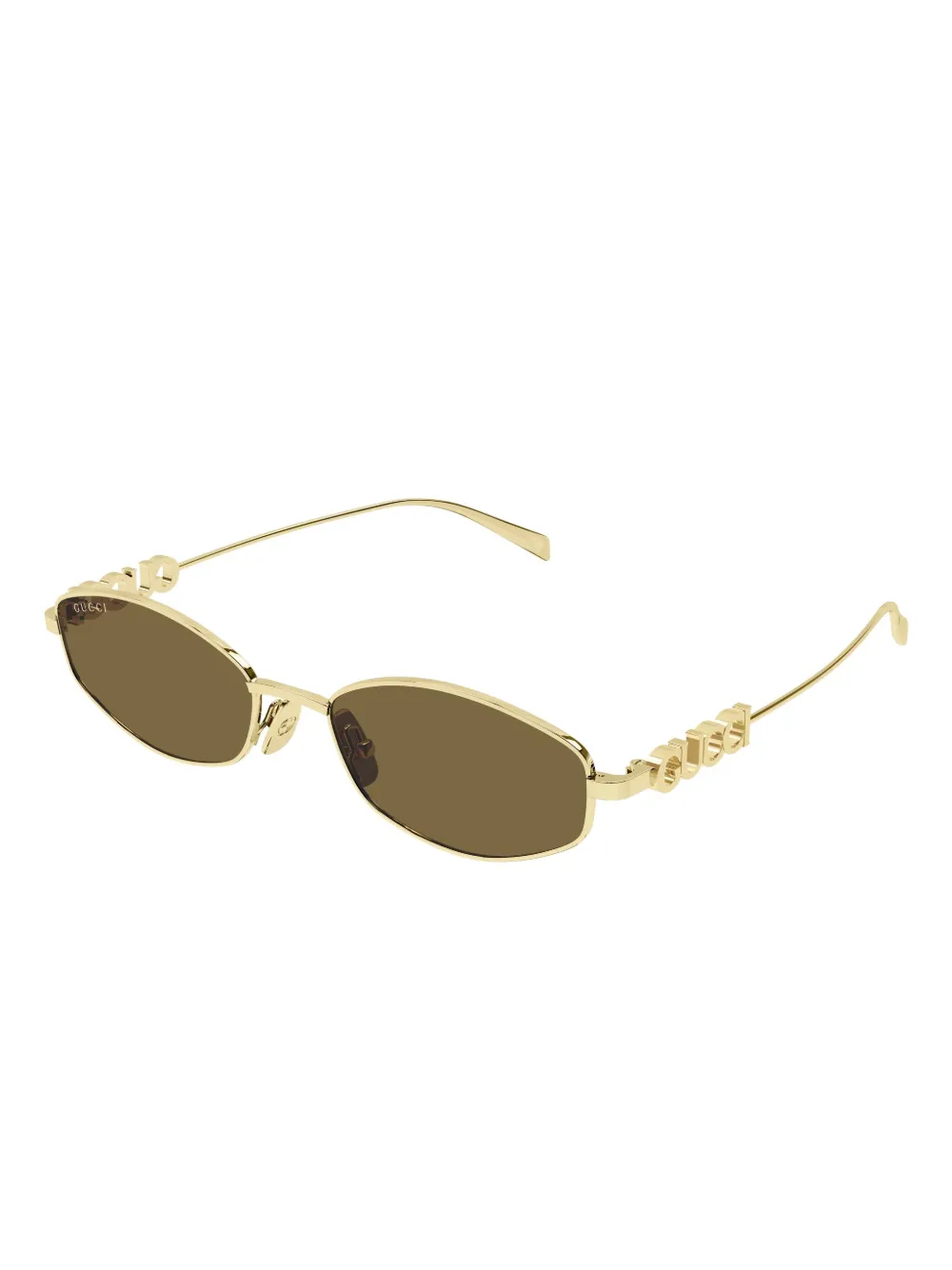 Gucci Eyewear oval-frame sunglasses - Goud