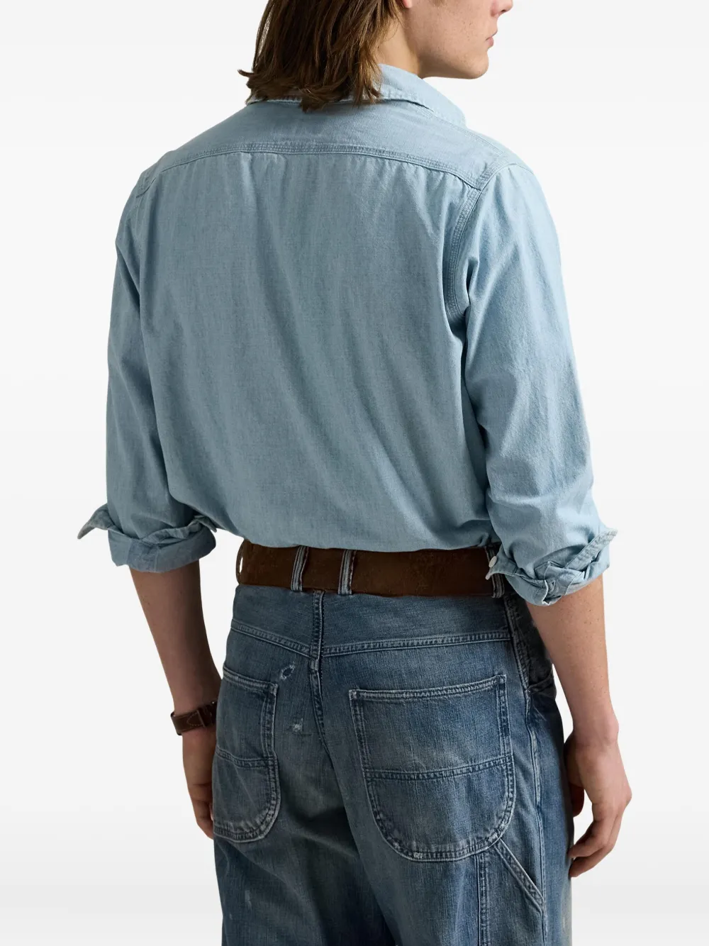 Polo Ralph Lauren Chambray overhemd Blauw