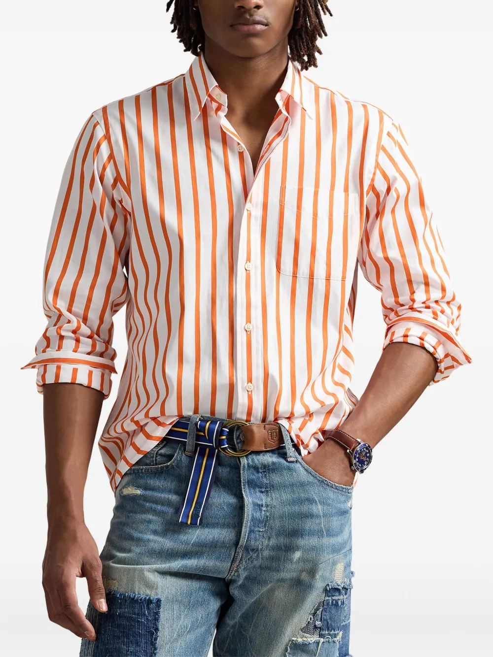 Polo Ralph Lauren Gestreept overhemd Wit