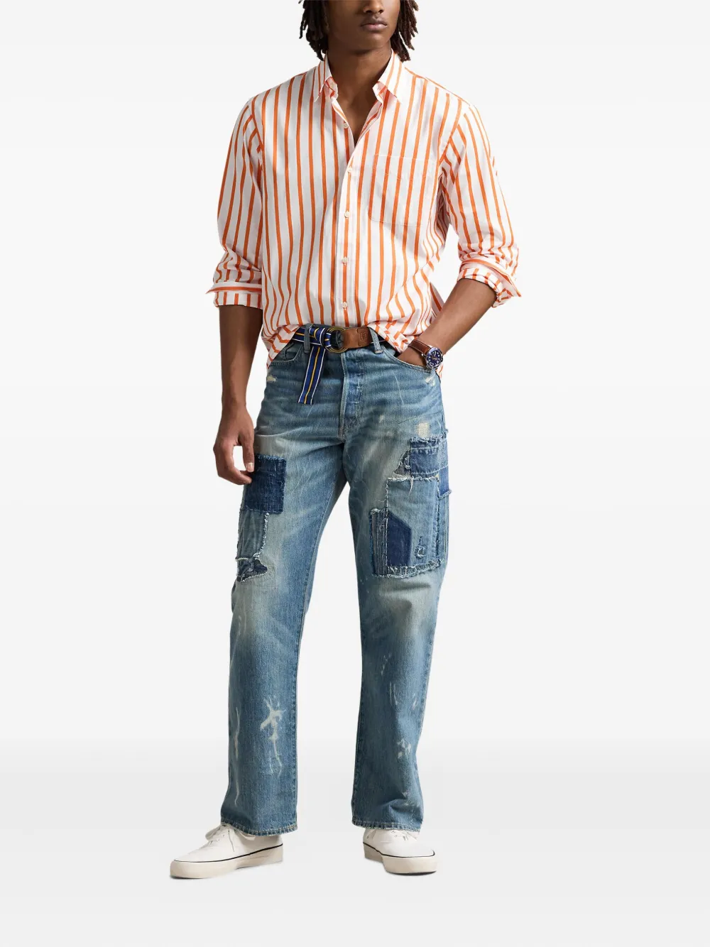 Polo Ralph Lauren Gestreept overhemd Wit