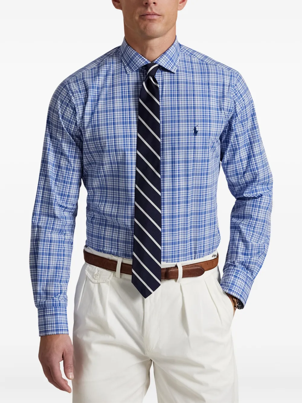 Polo Ralph Lauren Geruit overhemd Blauw
