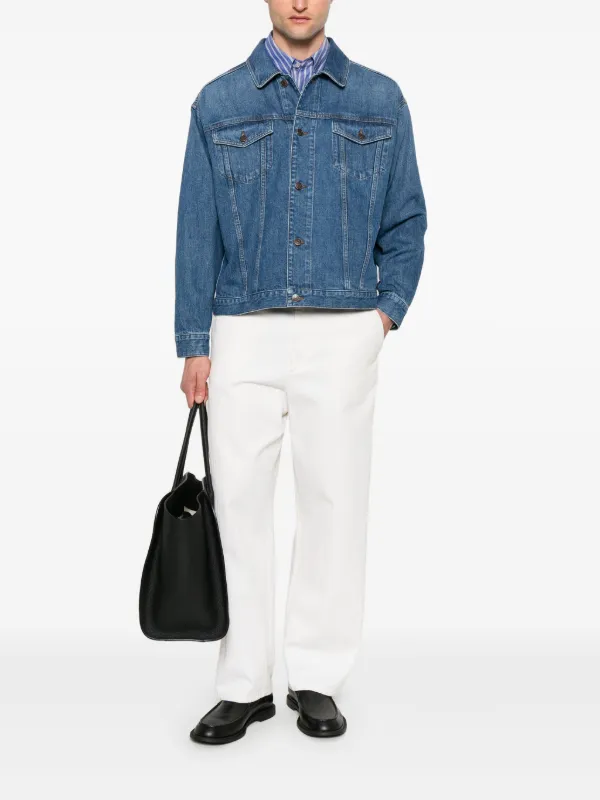 The Row Seb ジャケット | ブルー | FARFETCH JP