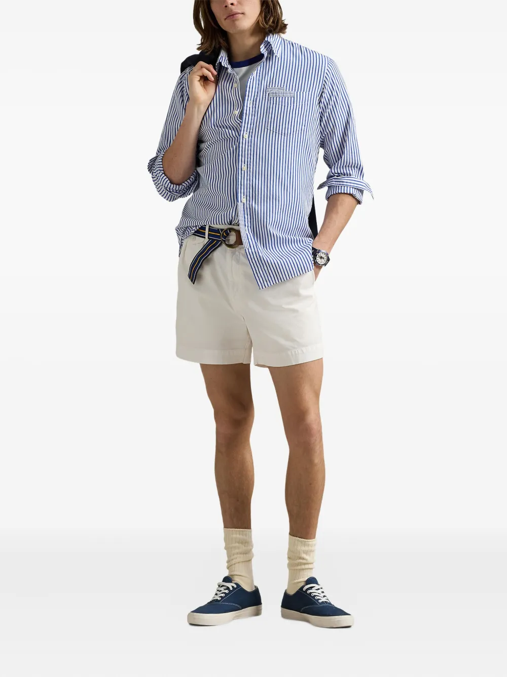 Polo Ralph Lauren Gestreept overhemd Blauw