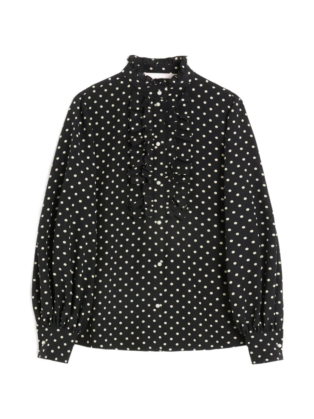Valentino Garavani polka-dot print shirt - Nero
