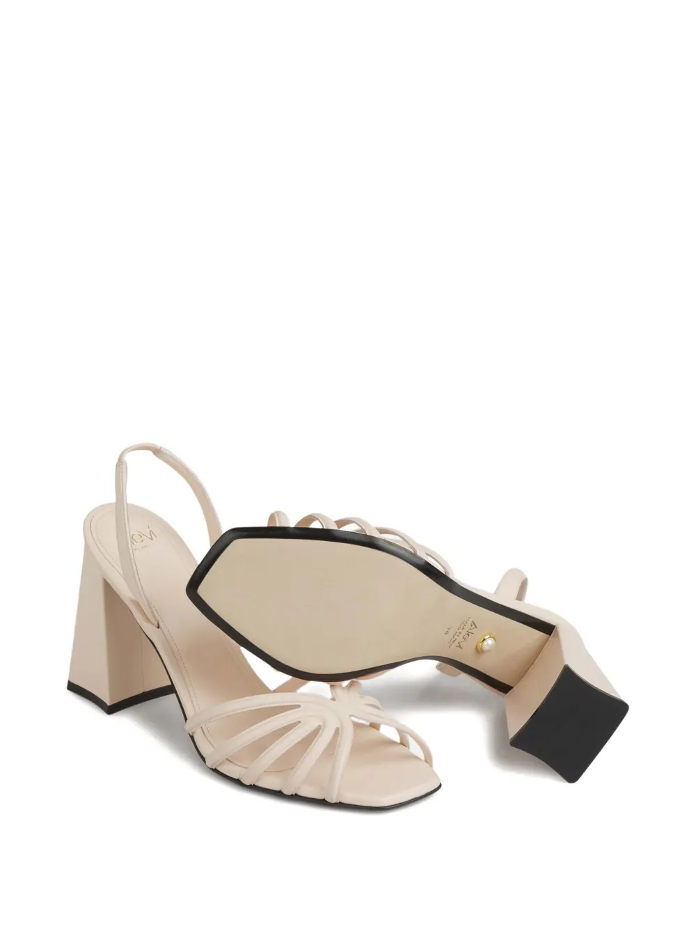 Alevì 80mm Tara sandals Neutrals