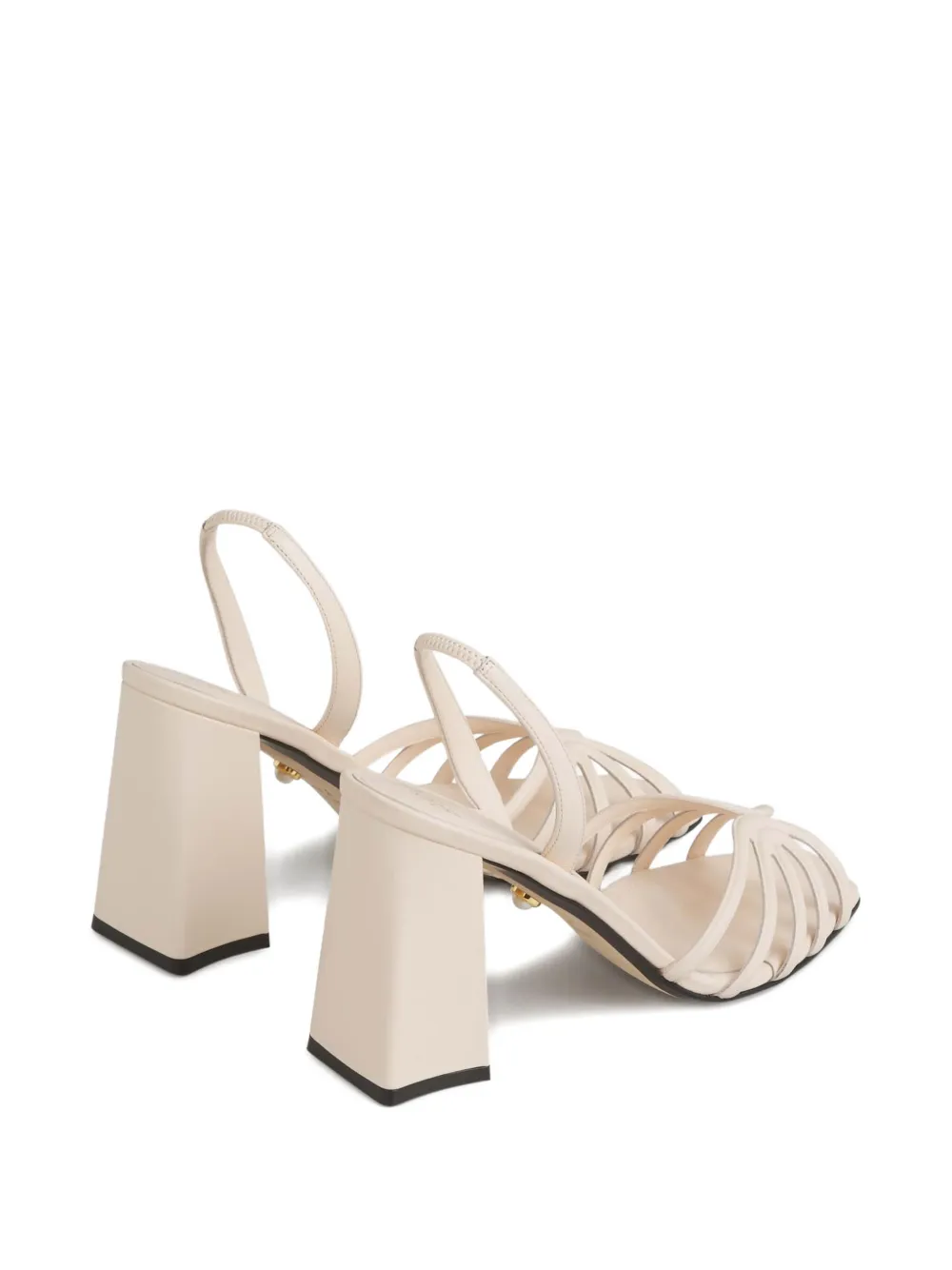 Alevì 80mm Tara sandals Neutrals