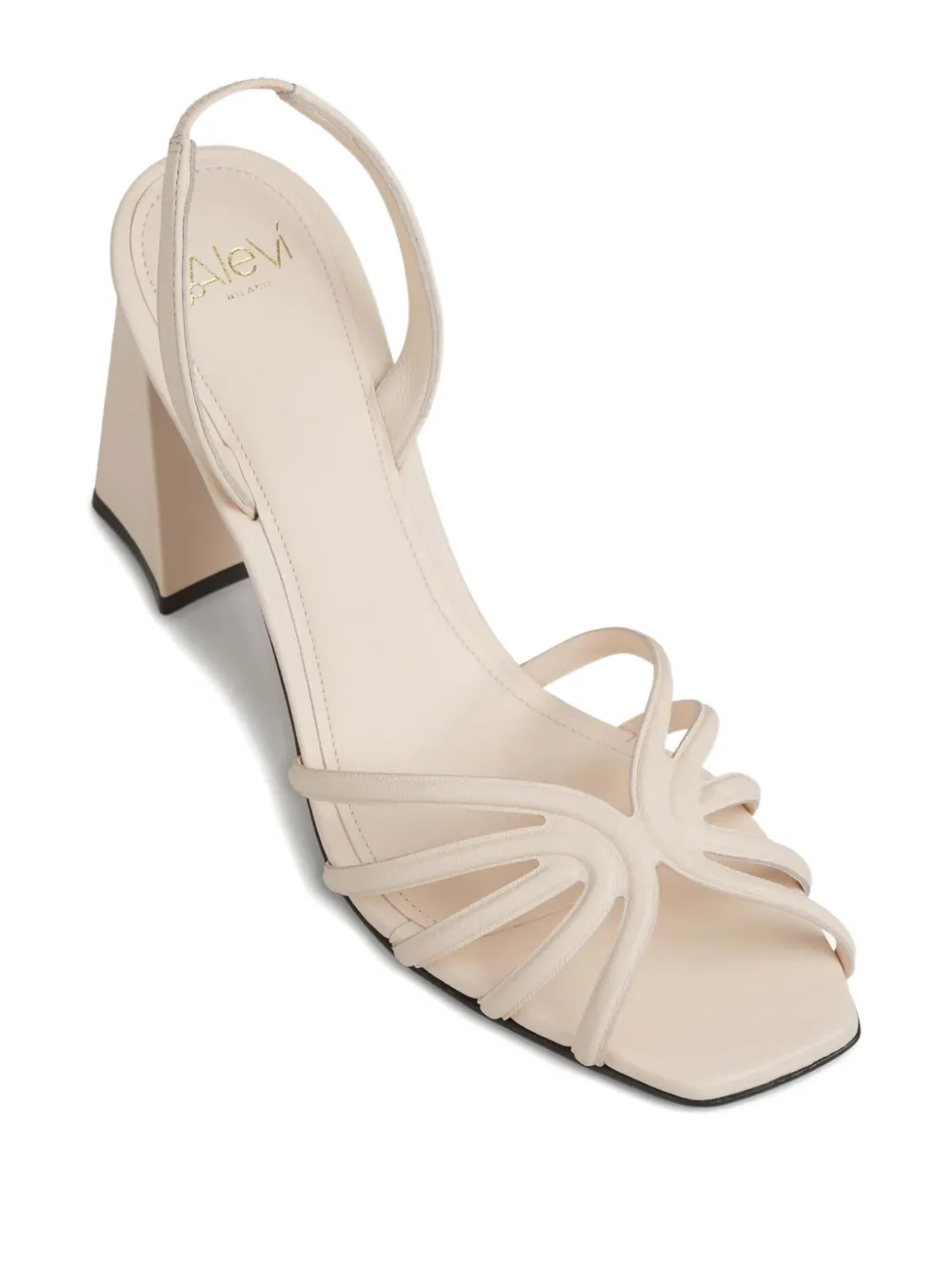 Alevì 80mm Tara sandals Neutrals