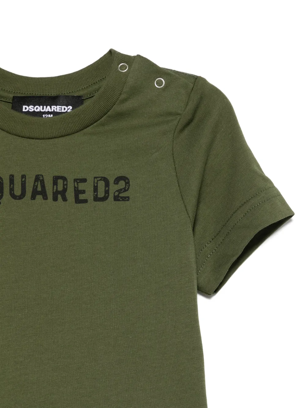 DSQUARED2 KIDS T-shirt met logoprint Groen