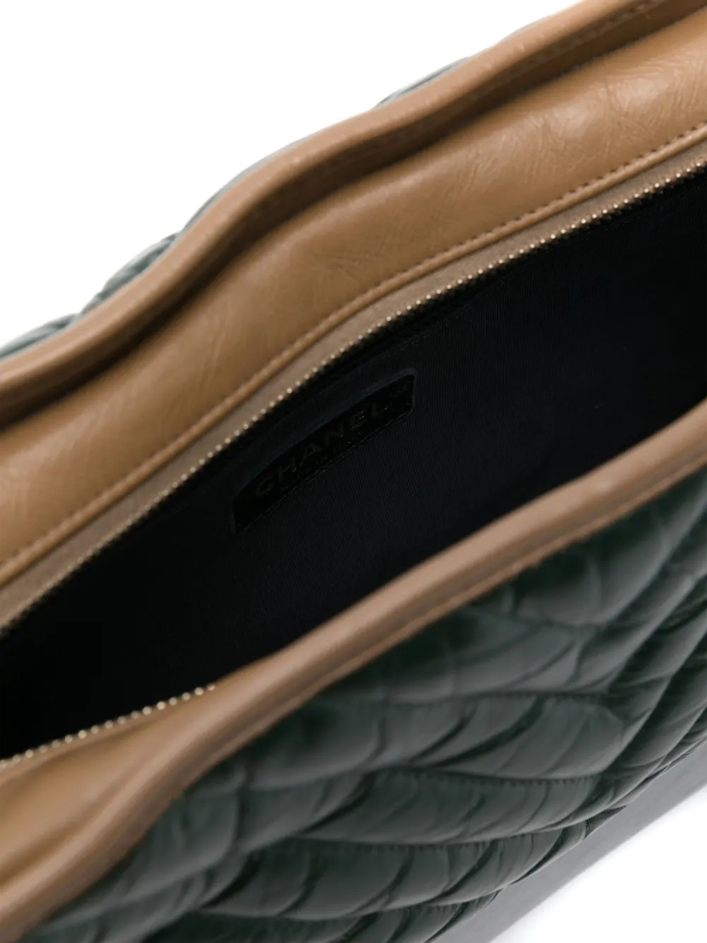 Pre-owned Chanel Medium Gabrielle Shoulder Bag In Green