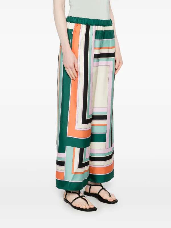 ◆25SS◆関送込【WEEKEND MAX MARA】OTTAVO*シルクツイル*パンツ Weekend Max Mara Ottavo Trousers | Green | FARFETCH
