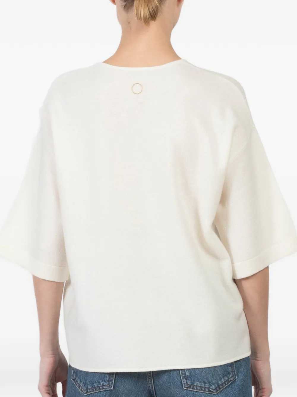Mand Crew-Neck Knitted T-Shirt