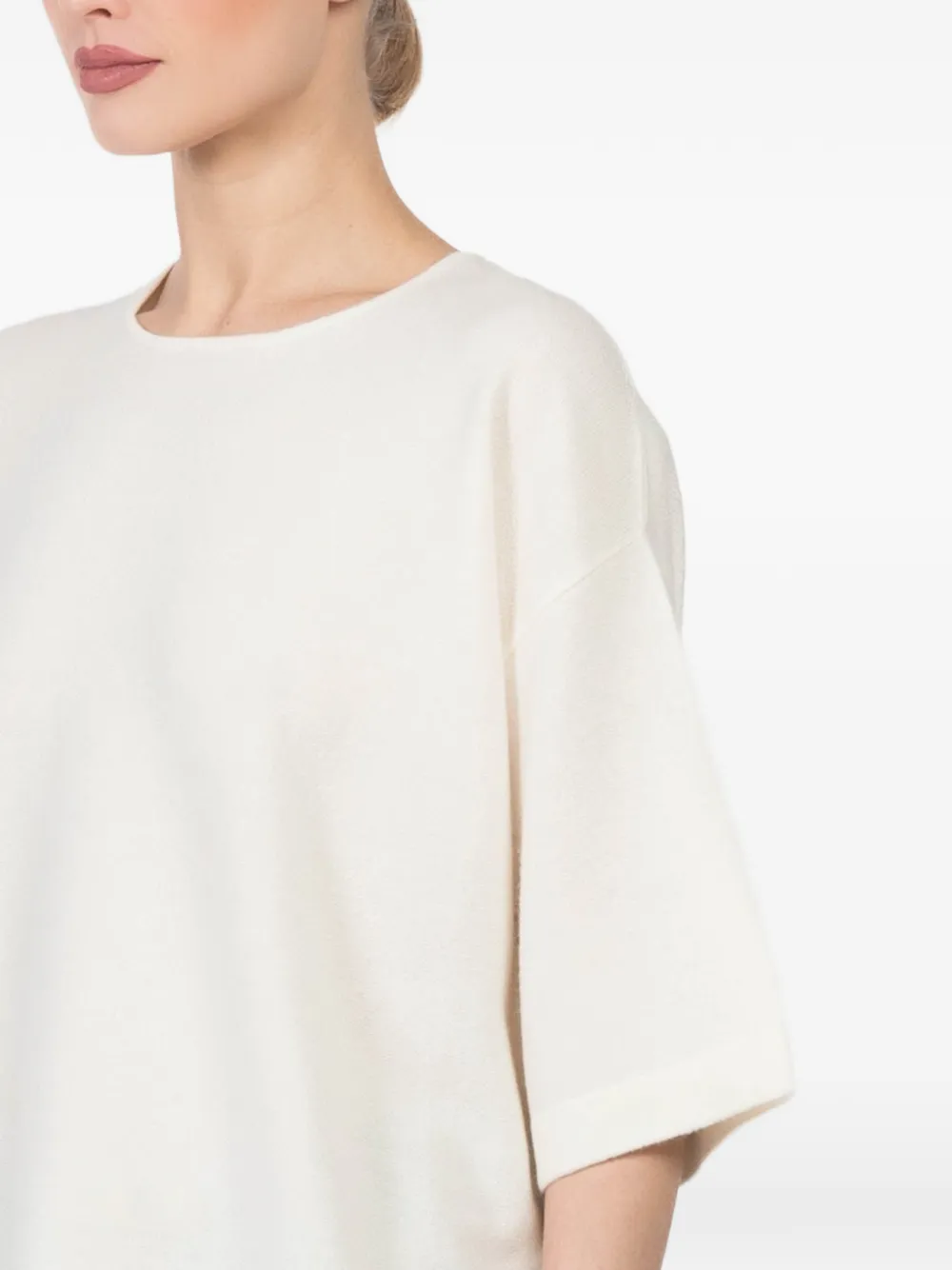 Mand Crew-Neck Knitted T-Shirt