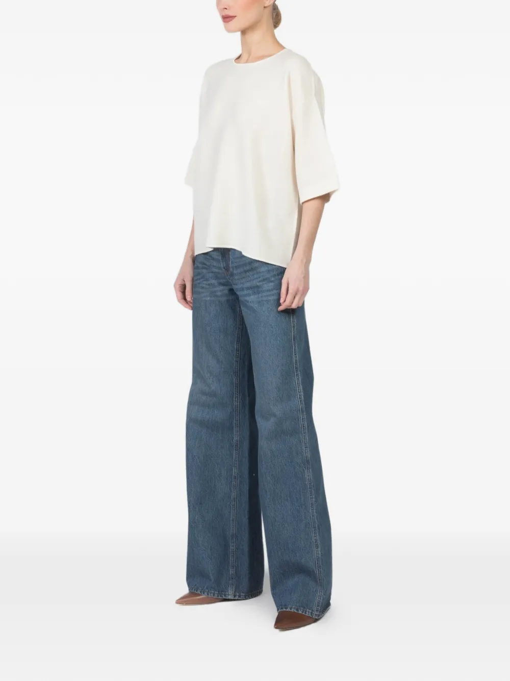 Mand Crew-Neck Knitted T-Shirt