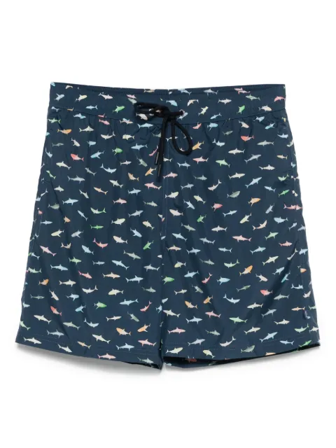 Paul & Shark shorts de playa con motivo de tiburón
