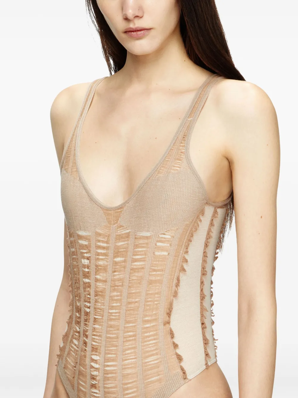 【送料&関税込】Diesel M-calipso Bodysuit Diesel M-Calipso Bodysuit | Neutrals | FARFETCH GE