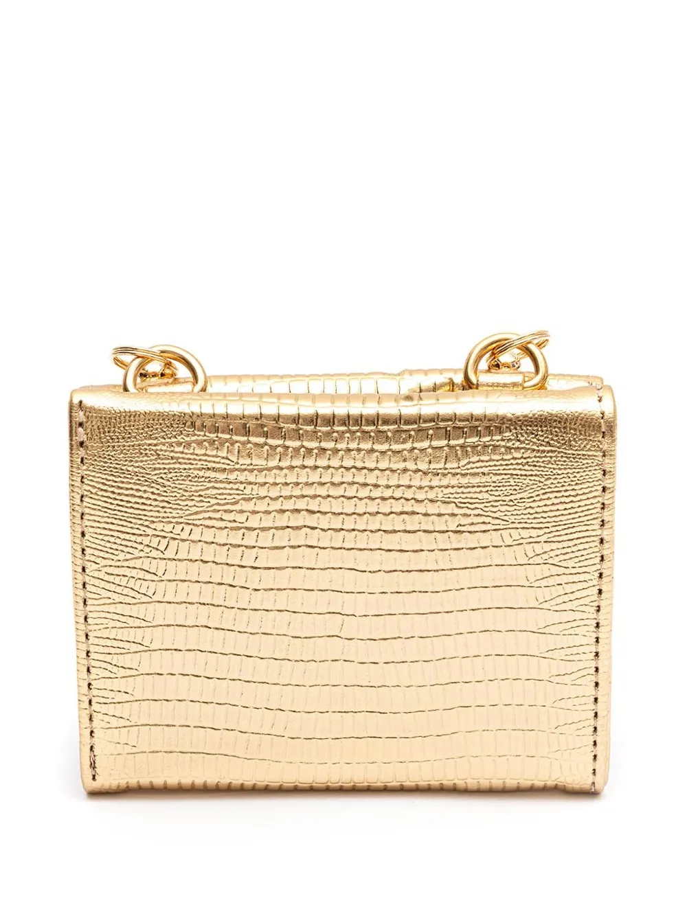 Isla lizard-effect wallet-on-chain - Goud