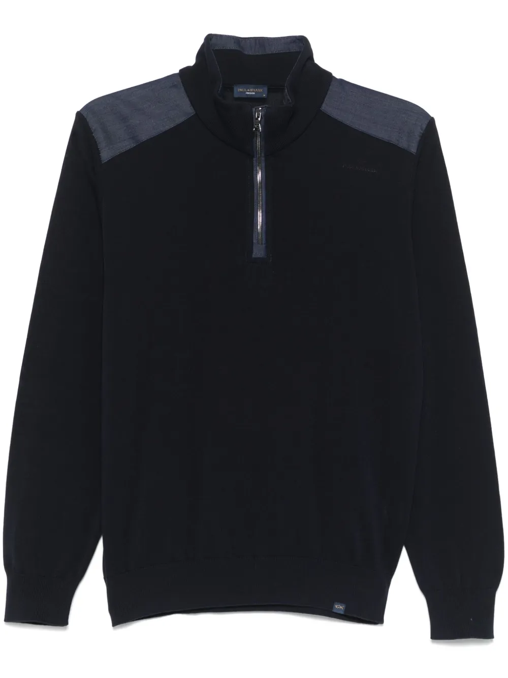 Paul & Shark Cotton Sweater In Blue