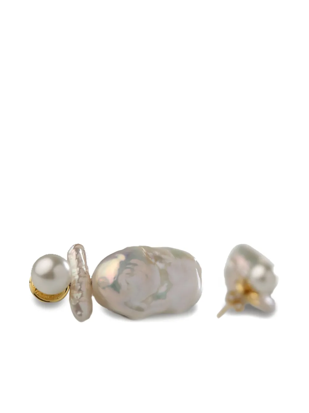 Simone Rocha freshwater pearl earrings - Goud