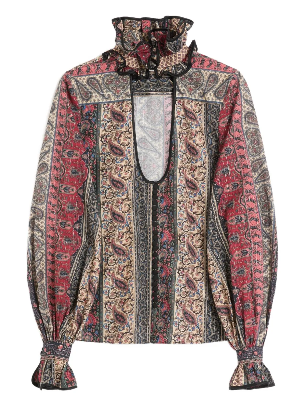 Valentino Garavani Blusa Voyage Imaginaire - Rosso