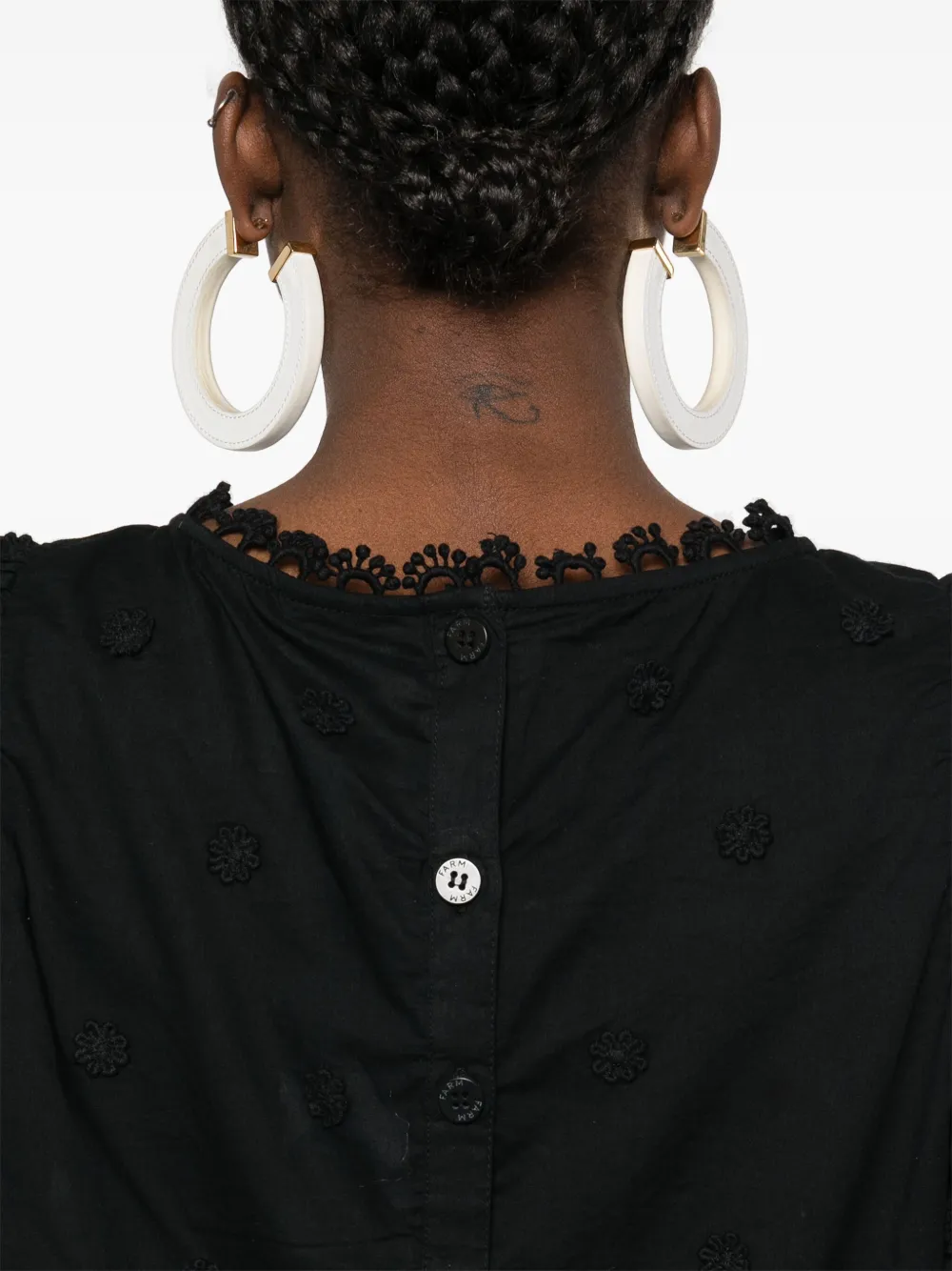 FARM RIO 3D FLOWERS BLOUSE