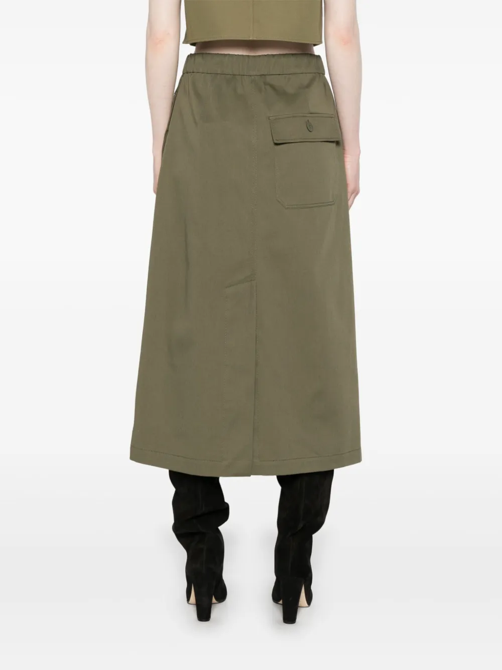 Weekend Max Mara Lallo midi-rok Groen