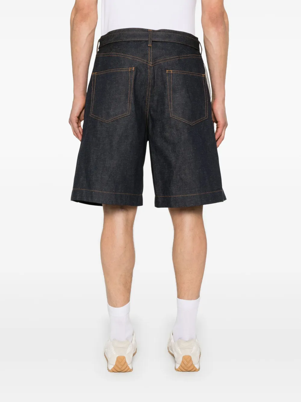 sacai Denim shorts Blauw