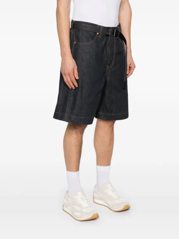 Sacai デニムショーツ | ブルー | FARFETCH JP