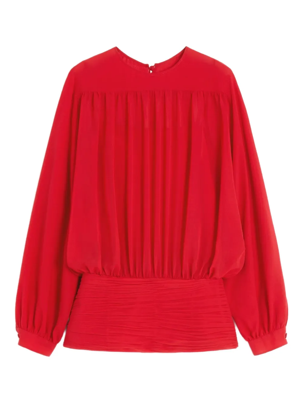 Valentino Garavani Georgette blouse Rood