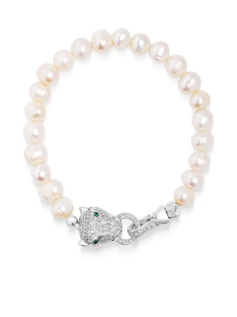 Nialaya Jewelry Panther Head bracelet