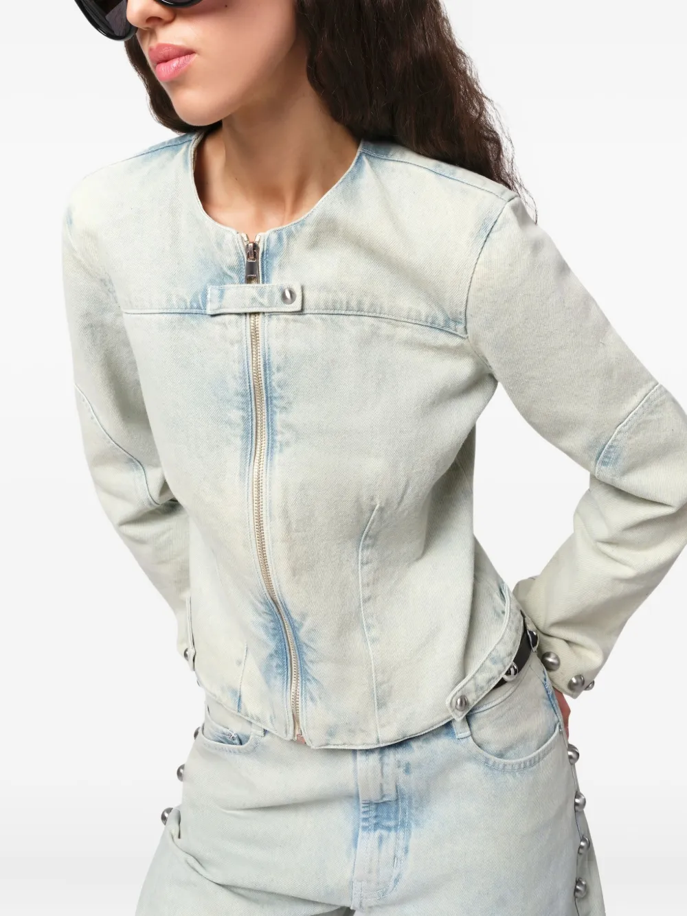 Apparis Grier denim jack Blauw