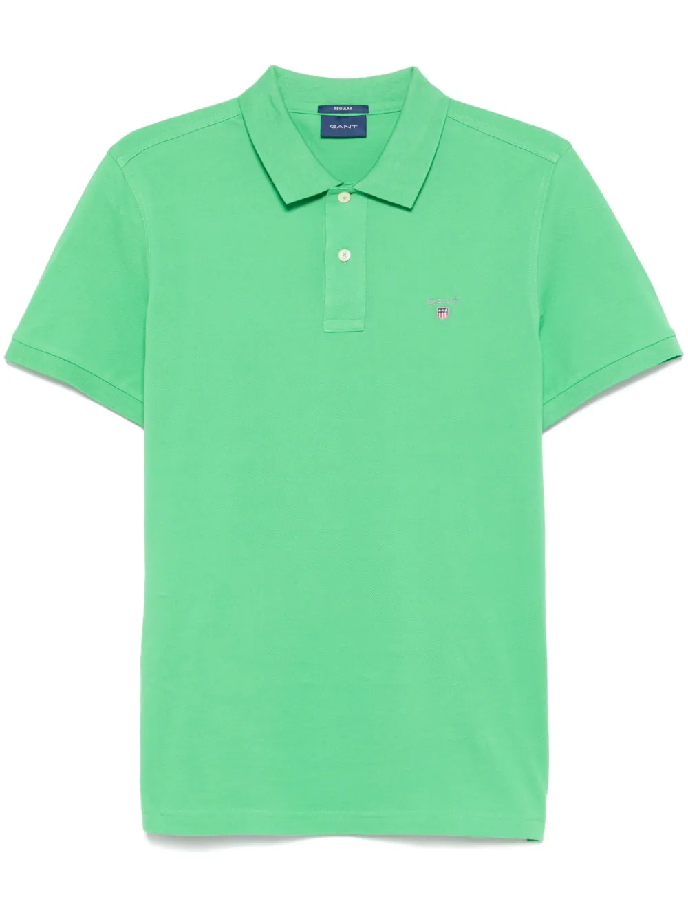 logo-embroidered polo shirt