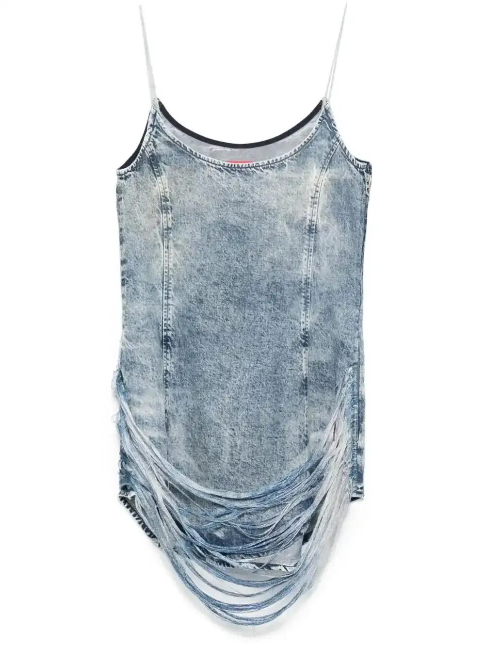 Shop Diesel De-dra Mini Dress In Blue