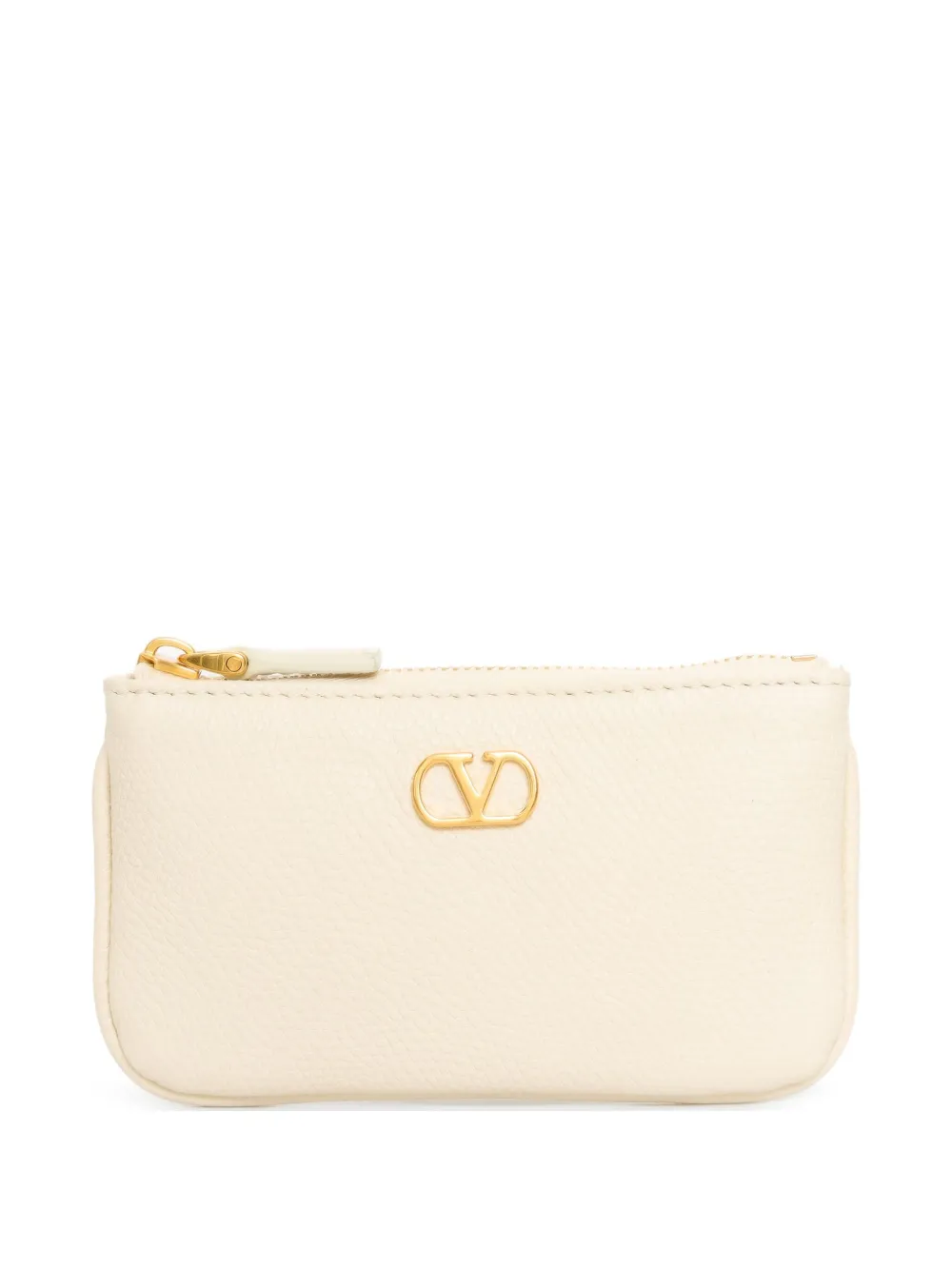Valentino Vlogo Signature Coin Purse In Neutral
