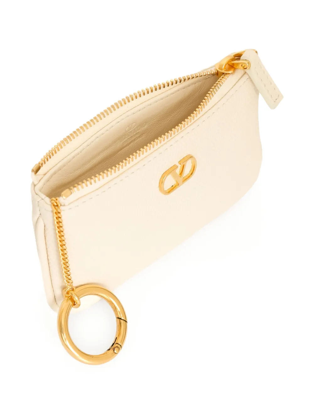 Valentino Vlogo Signature Coin Purse In Neutral