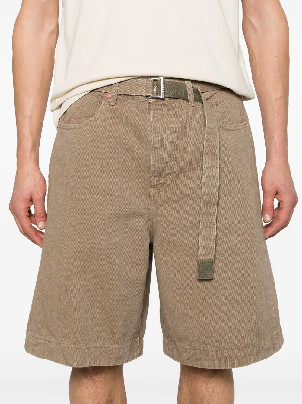 sacai Denim shorts Beige