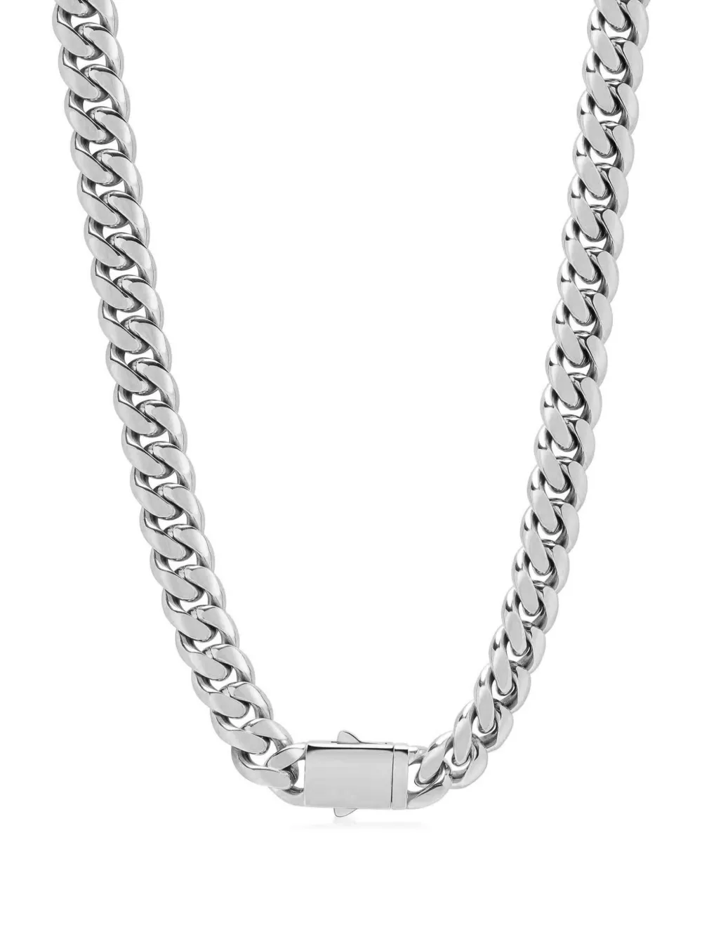 chunky Cuban-link chain necklace