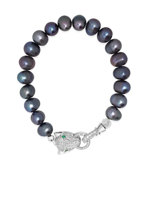 Nialaya Jewelry Panther Head bracelet