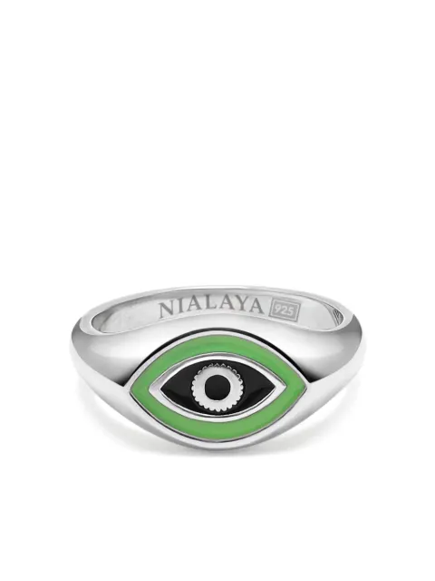 Nialaya Jewelry Anello Evil Eye