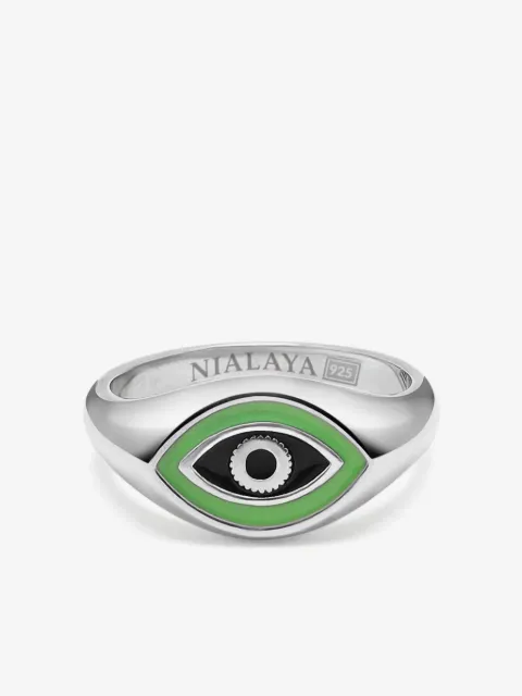 Nialaya Jewelry Evil Eye ring