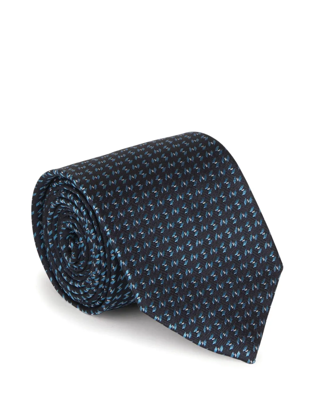 geometric-pattern tie