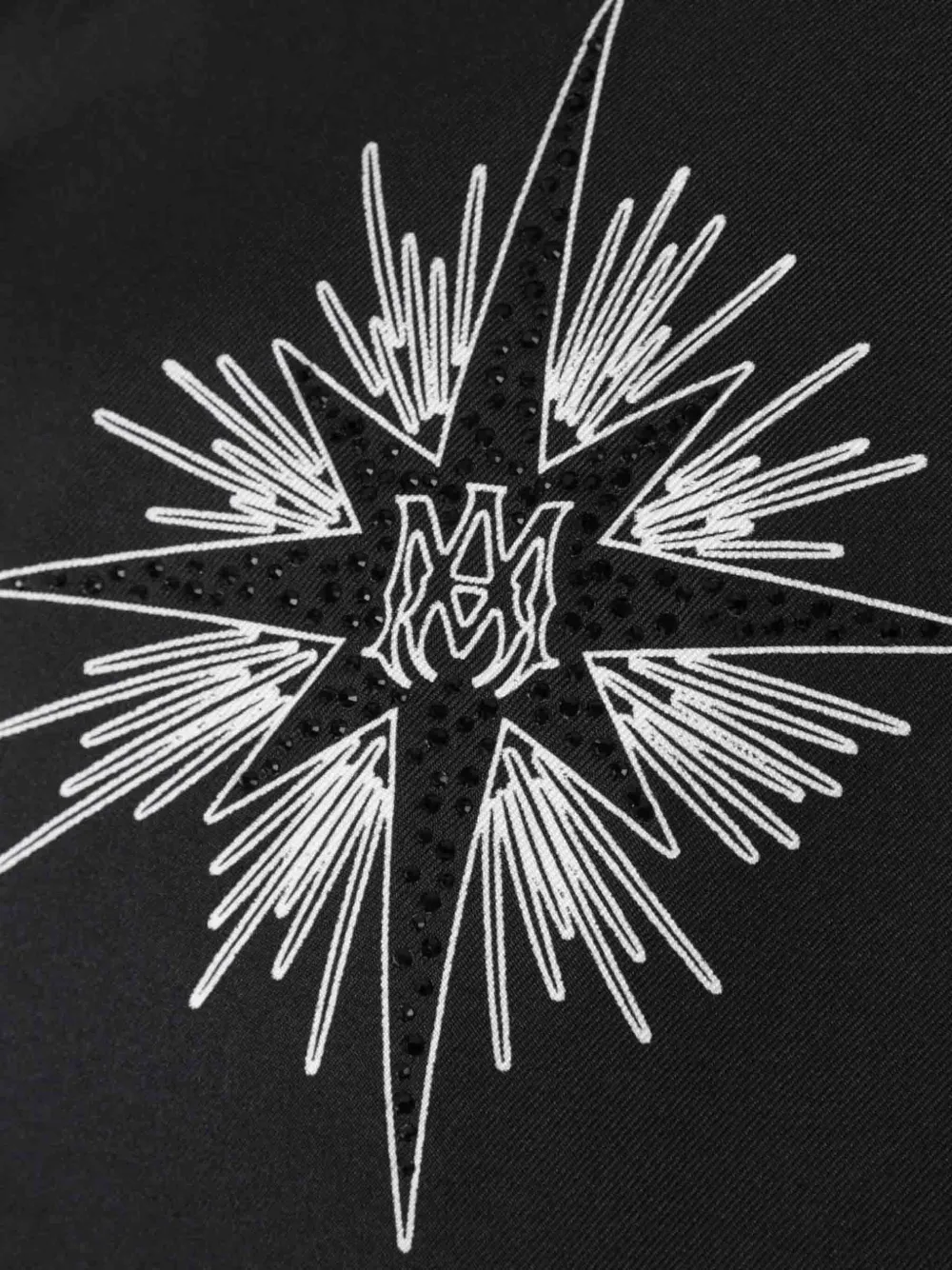AMIRI Overhemd met geborduurd logo Zwart