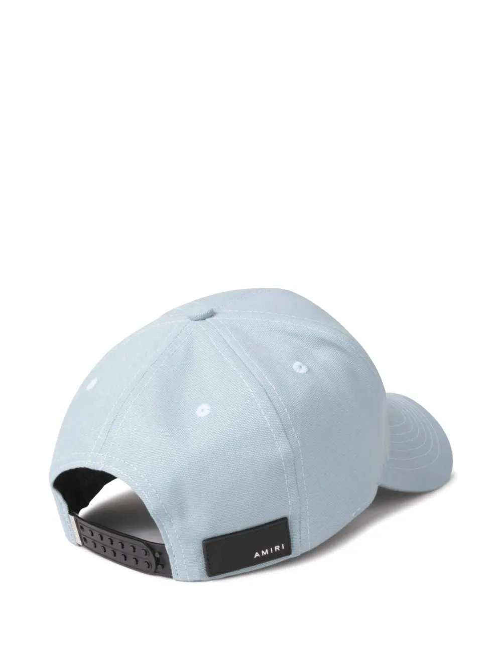 AMIRI logo-embroidered cotton cap - Blauw