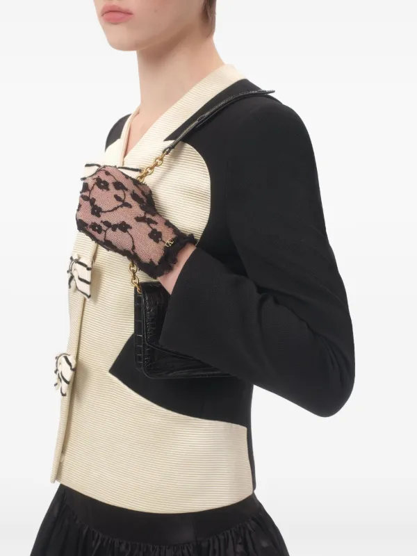 Valentino Garavani Embroidered Blazer | Black | FARFETCH CA