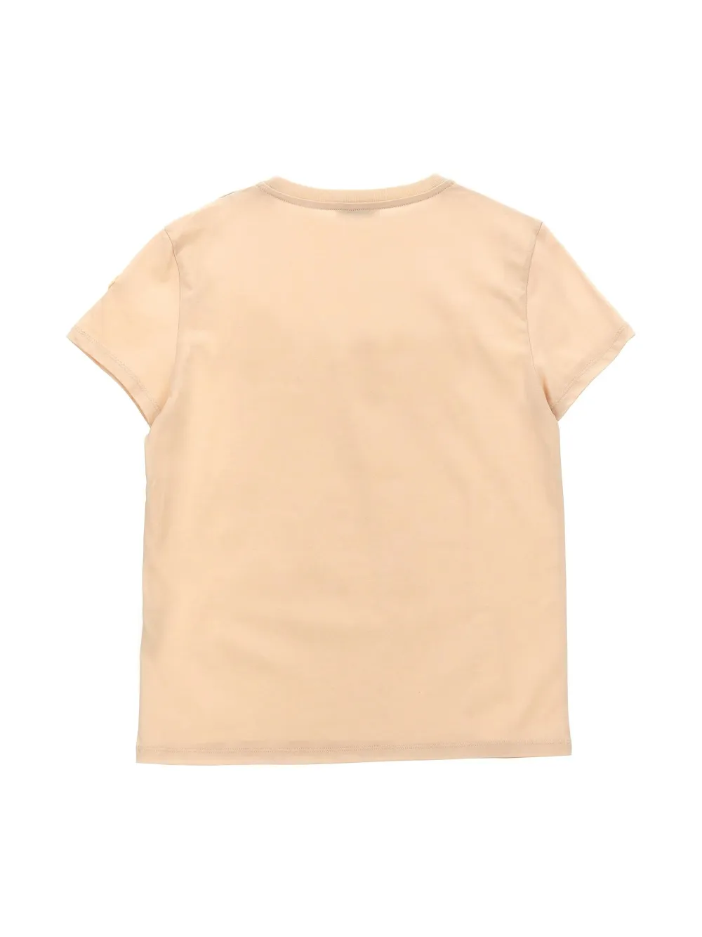 Moncler Enfant logo-embroidered t-shirt - Roze